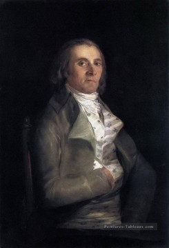 romantique romantisme Tableau Peinture - Portrait de Andres del Peral Romantique moderne Francisco Goya